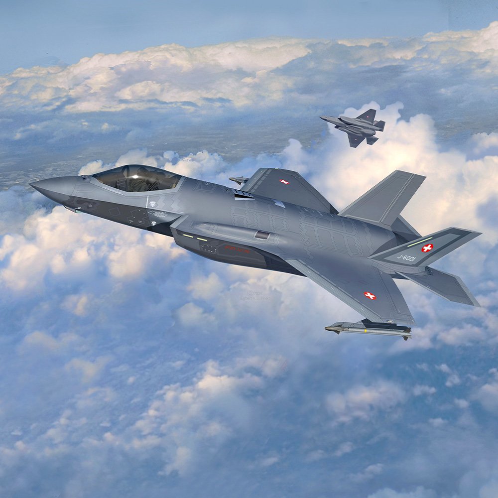 REVELL LOCKHEED MARTIN F-35A LIGHTNING II AUST.DECALS, 1:72 Scale Model Kit