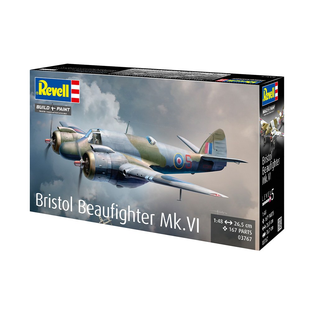 REVELL BRISTOL BEAUFTHTER MK. VI AUS. DECALS, 1:48 Scale Model Kit