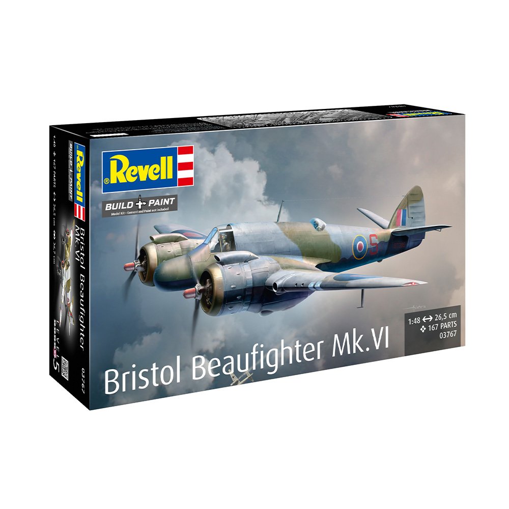 REVELL BRISTOL BEAUFTHTER MK. VI AUS. DECALS, 1:48 Scale Model Kit