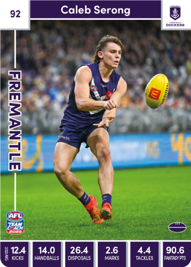 2023 Teamcoach AFL Common Cards - Cards 1 to 100 - Pick Your Card