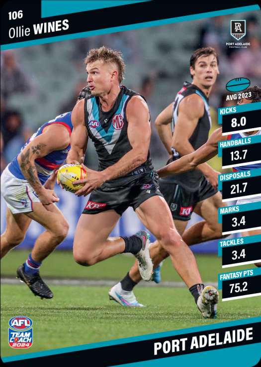 2024 Teamcoach AFL Common Cards - Cards 101 to 200 - Pick Your Card