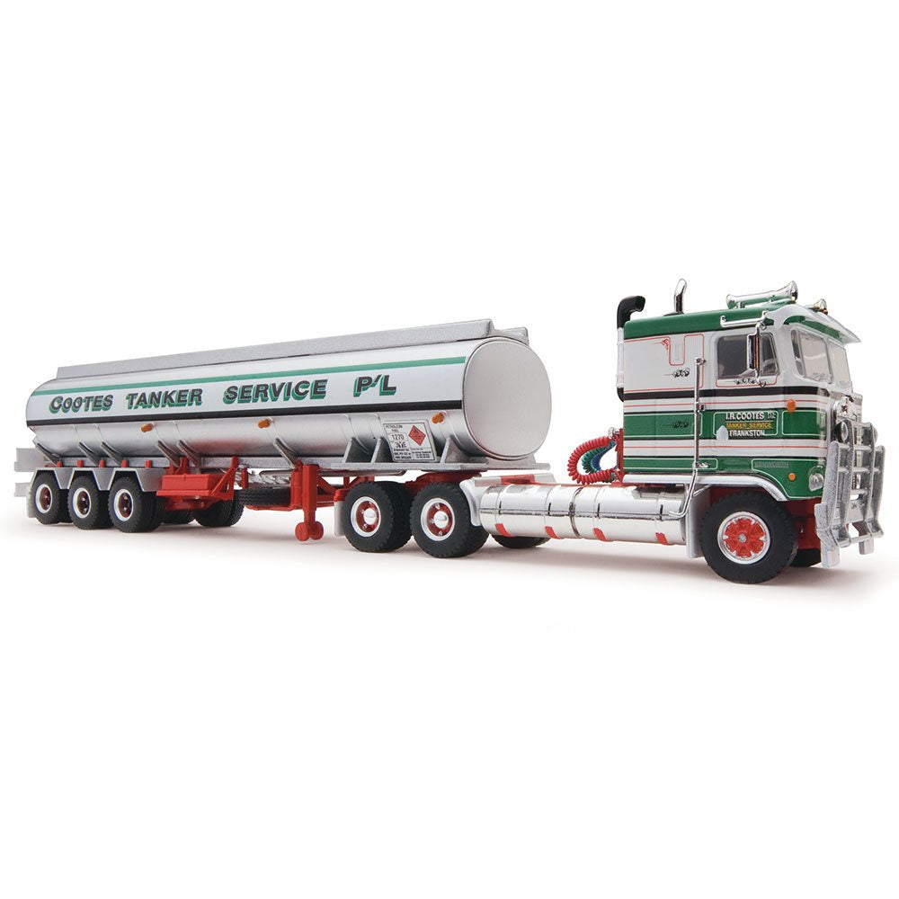Highway Replicas 12034, Tanker Semi COOTES TANKER SERVICE P/L Freight Semi, 1:64 Scale Diecast
