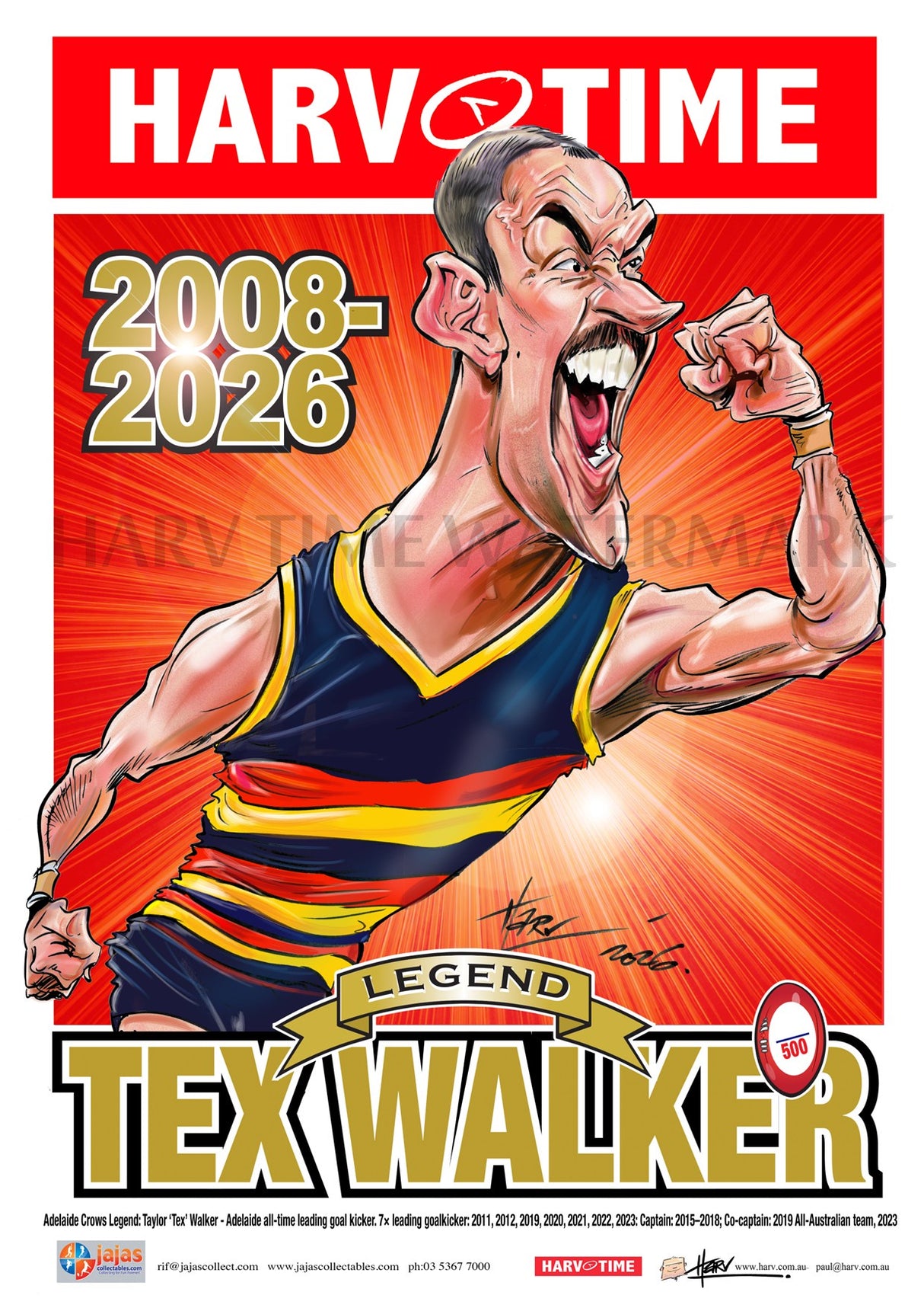 Taylor 'Tex' Walker, Legend, Harv Time Poster