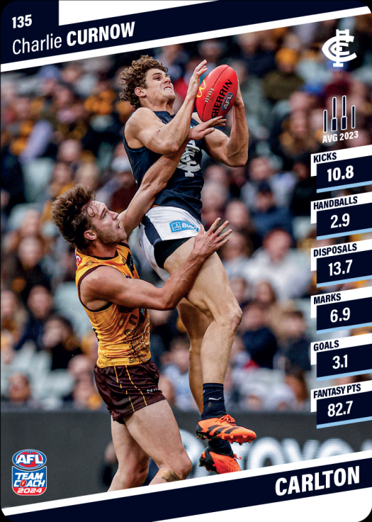 2024 Teamcoach AFL Common Cards - Cards 101 to 200 - Pick Your Card