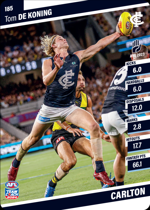 2024 Teamcoach AFL Common Cards - Cards 101 to 200 - Pick Your Card