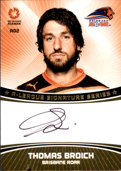 2013 SE A-League Soccer Signature Series Set of 10 Cards