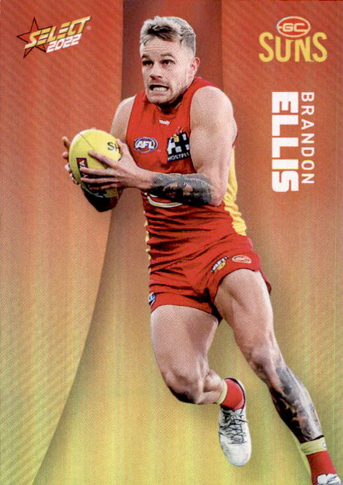 2022 Select Footy Stars AFL ORANGE Parallel Cards - Cards PS1 to PS170 - Pick Your Card