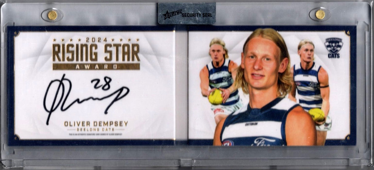 Oliver Dempsey, Rising Star Gold Booklet & Predictor, 2024 Select AFL Footy Stars