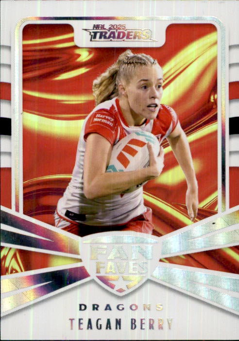 Teagan Berry, Fan Faves Red, 2025 TLA Traders NRL Rugby League