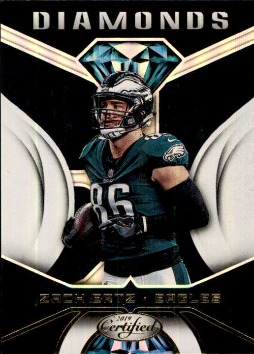 Zach Ertz, Diamonds, 2019 Panini Certified Football NFL