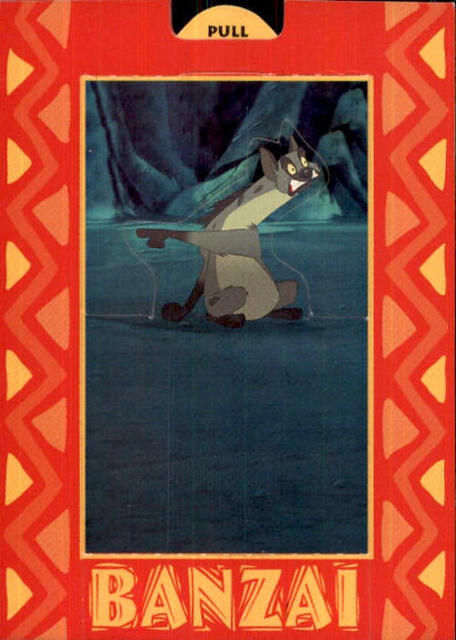Banzai, Pop-Up Card, 1994 Skybox Disney Lion King Series 1