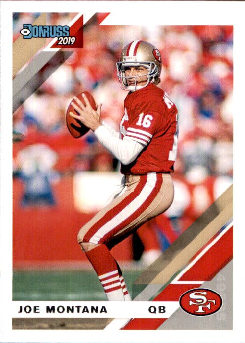 Joe Montana, #226, 2019 Panini Donruss Football NFL