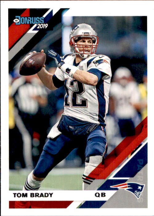 Tom Brady, #162, 2019 Panini Donruss Football NFL