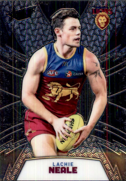 Lachie Neale, LTR19, Luminous Thunderbolt Refractor, 2024 Select AFL Footy Stars