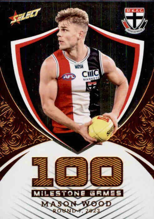 Mason Wood, MGH84, Milestone Hobby, 2024 Select AFL Footy Stars