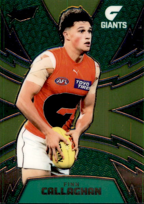 Finn Callaghan, LGG36, Luminous Thunderbolt KMART Refractor, 2024 Select AFL Footy Stars
