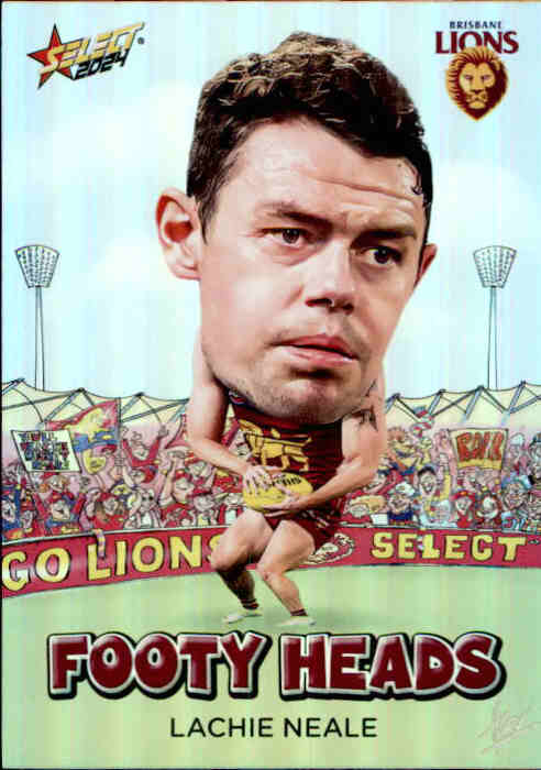 Lachie Neale, FH10, Footy Heads, 2024 Select AFL Footy Stars