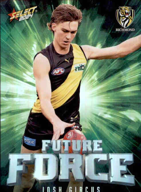 Josh Gibcus, FFG68, Future Force Green, 2024 Select AFL Footy Stars