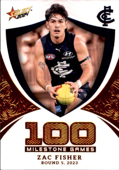 Zac Fisher, MG14, Milestone, 2024 Select AFL Footy Stars