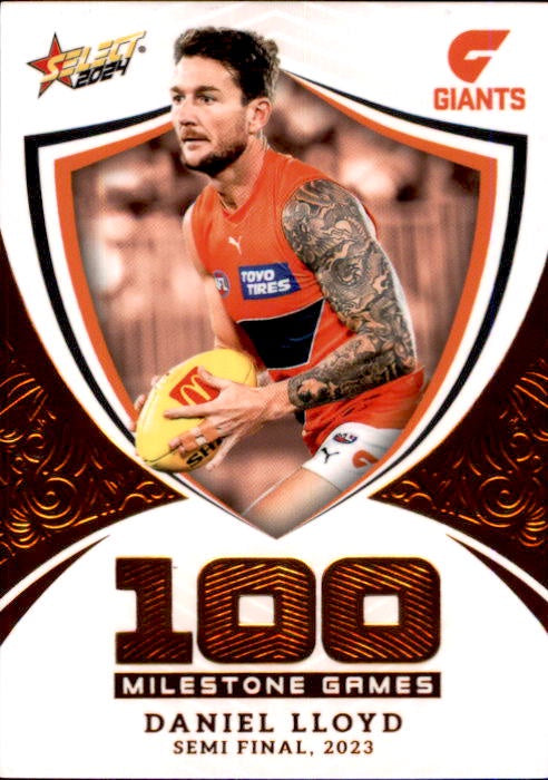 Daniel Lloyd, MG51, Milestone, 2024 Select AFL Footy Stars