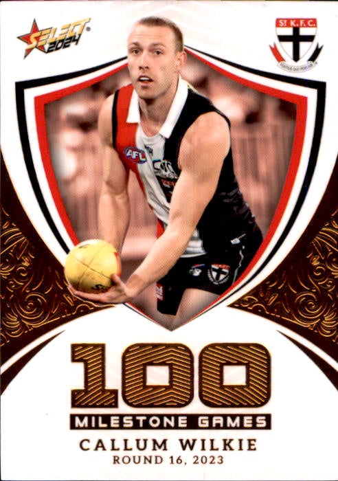 Callum Wilkie, MG88, Milestone, 2024 Select AFL Footy Stars