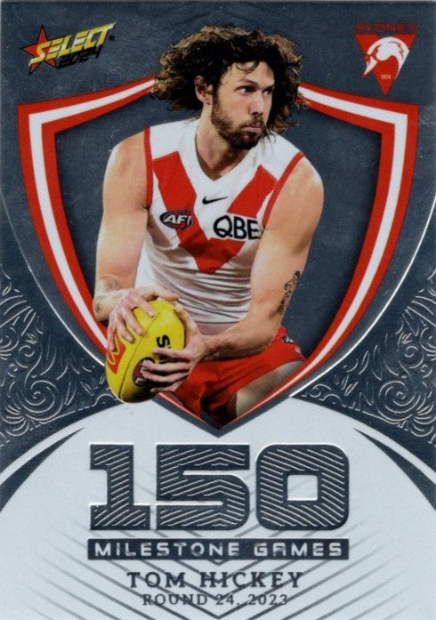 Tom Hickey, MGH97, Milestone Hobby, 2024 Select AFL Footy Stars