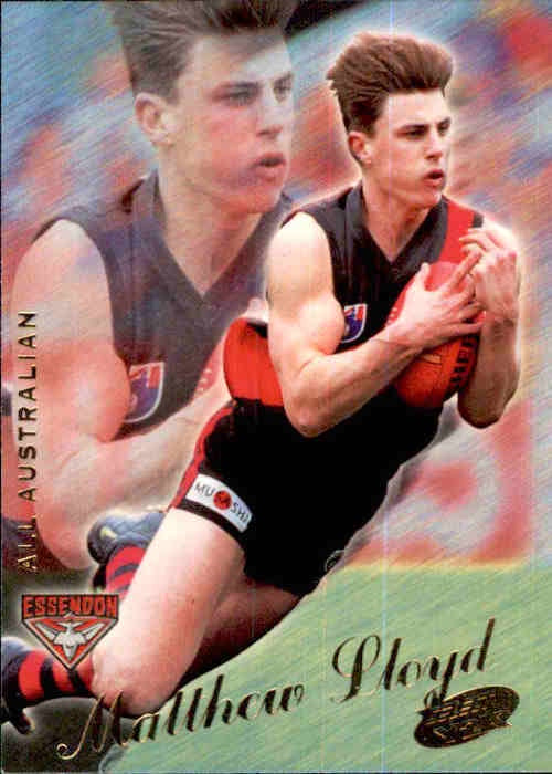 Matthew Lloyd, All-Australian Base Card, 2000 Select AFL Y2K