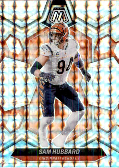 Sam Hubbard, Silver Mosaic Prizm, 2024 Panini Mosaic Football NFL