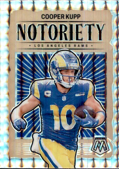 Cooper Kupp, Notoriety, Silver Prizm, 2024 Panini Mosaic Football NFL