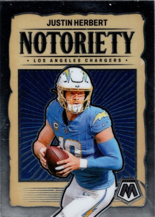 Justin Herbert, Notoriety, 2024 Panini Mosaic Football NFL