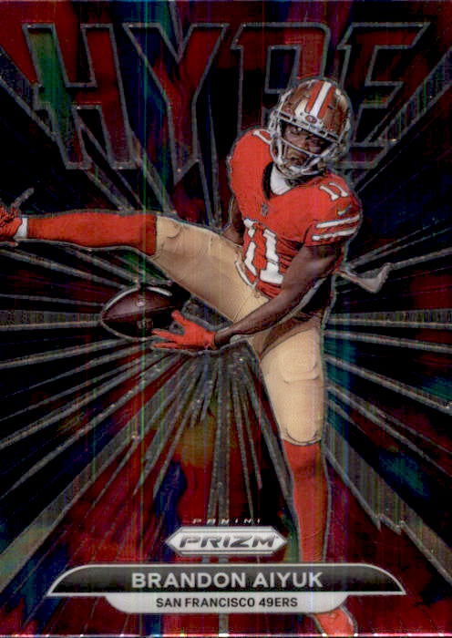 Brandon Aiyuk, Hype, 2021 Panini Prizm Football NFL