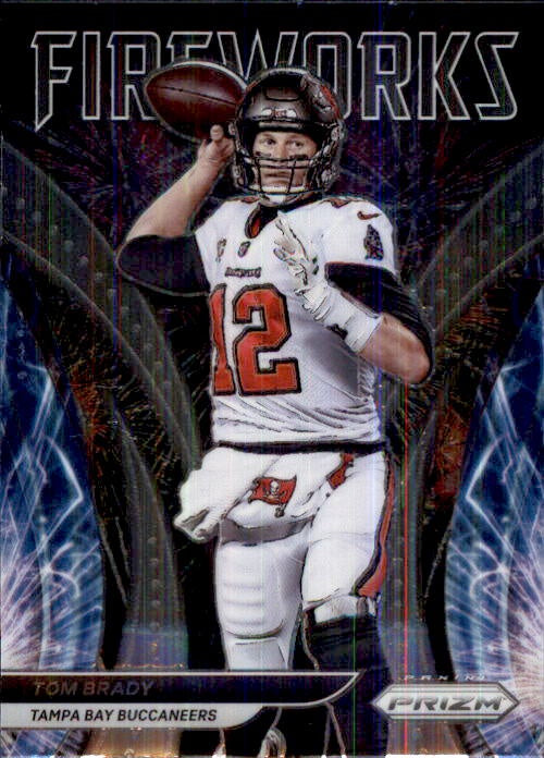 Tom Brady, Fireworks, 2021 Panini Prizm Football NFL