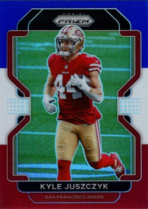 Kyle Juszczyk, Red White Blue Prizm, 2021 Panini Prizm Football NFL