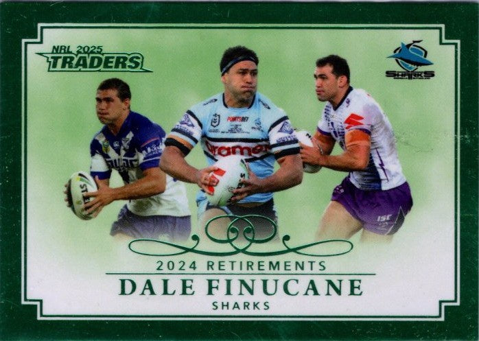 Dale Finucane, Retirements Case Card, 2025 TLA Traders Titanium NRL