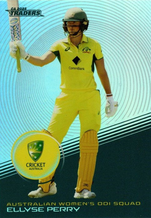 Ellyse Perry, #S044, Silver Parallel, 2025-26 TGI TLA CA Cricket Traders