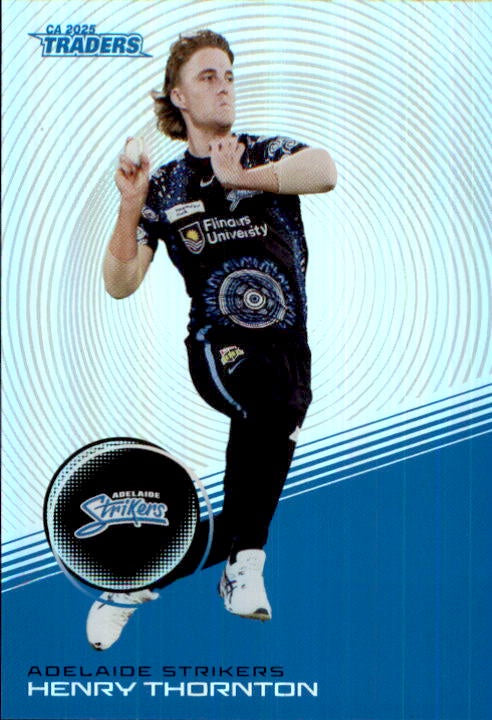 Henry Thornton, #S061, Silver Parallel, 2025-26 TGI TLA CA Cricket Traders