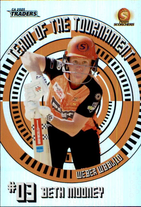 Beth Mooney, Team of the Tournament, 2025-26 TGI TLA CA Cricket Traders