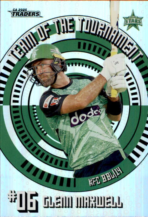 Glenn Maxwell, Team of the Tournament, 2025-26 TGI TLA CA Cricket Traders