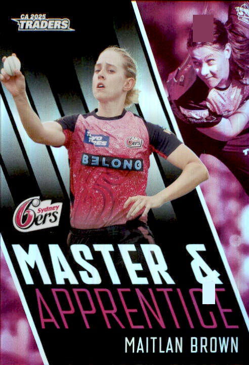 Maitlan Brown, Master & Apprentice, 2025-26 TGI TLA CA Cricket Traders