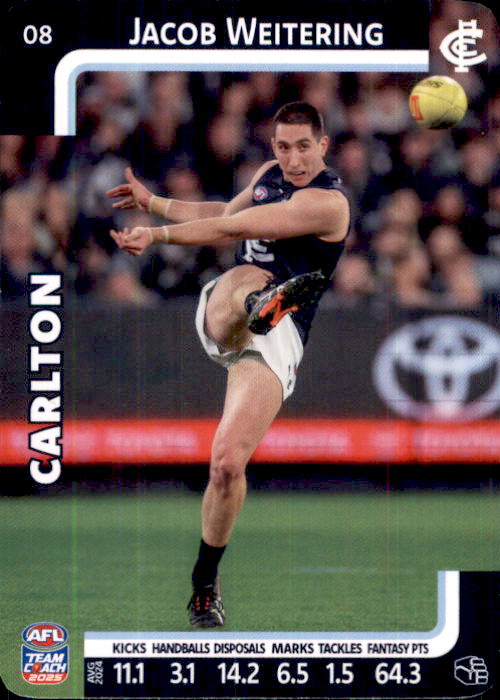 2025 Teamcoach AFL Common Cards - Cards 1 to 100 - Pick Your Card