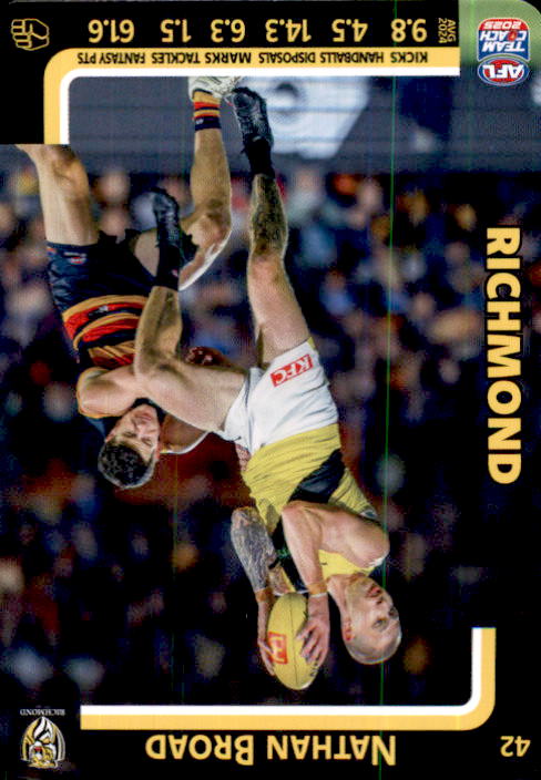 2025 Teamcoach AFL Common Cards - Cards 1 to 100 - Pick Your Card