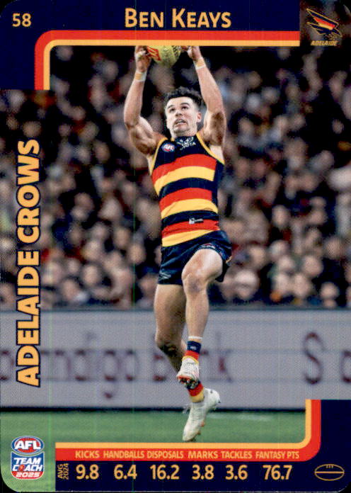 2025 Teamcoach AFL Common Cards - Cards 1 to 100 - Pick Your Card