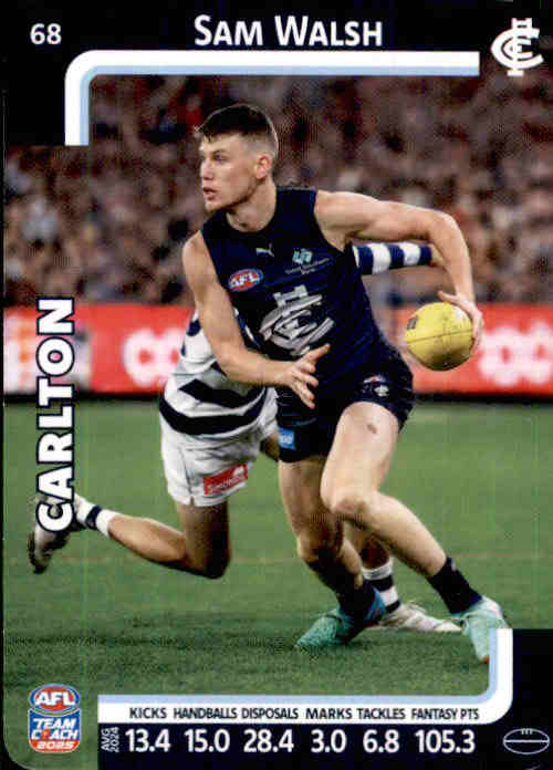 2025 Teamcoach AFL Common Cards - Cards 1 to 100 - Pick Your Card