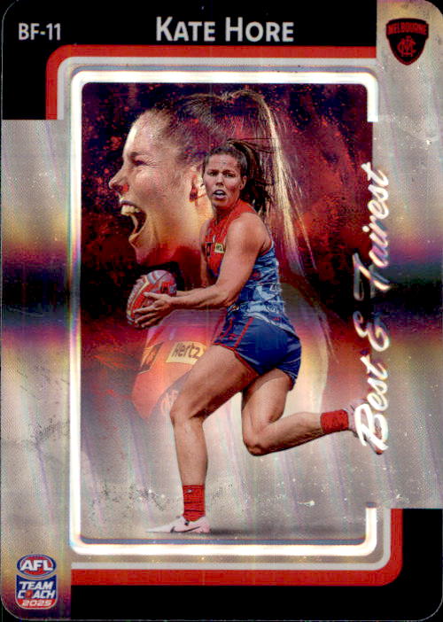 2025 Teamcoach AFLW Best & Fairest Cards - Cards BF-01 to BF-18 - Pick Your Card