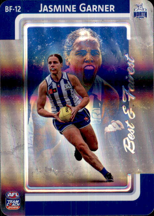 2025 Teamcoach AFLW Best & Fairest Cards - Cards BF-01 to BF-18 - Pick Your Card