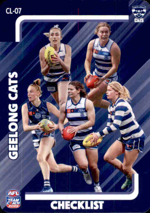 2025 Teamcoach AFLW Checklist Cards - Cards CL-01 to CL-18 - Pick Your Card
