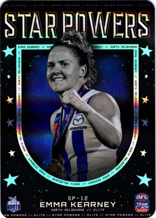 2025 Teamcoach AFLW Star Powers Cards - Cards SP-01 to SP-18 - Pick Your Card