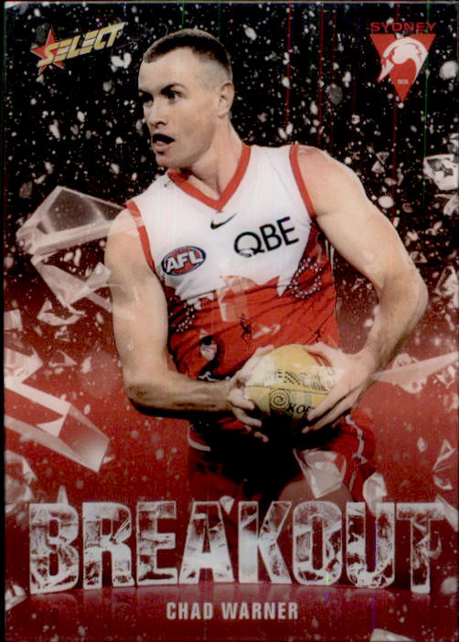 Chad Warner, B80, Breakout, 2025 Select AFL Footy Stars