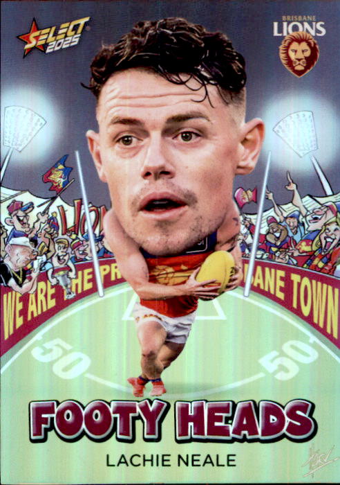 Lachie Neale, FH12, Footy Heads, 2025 Select AFL Footy Stars