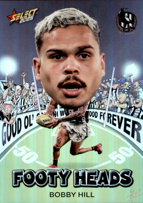 Bobby Hill, FH22, Footy Heads, 2025 Select AFL Footy Stars